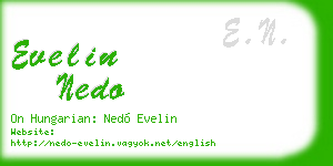 evelin nedo business card